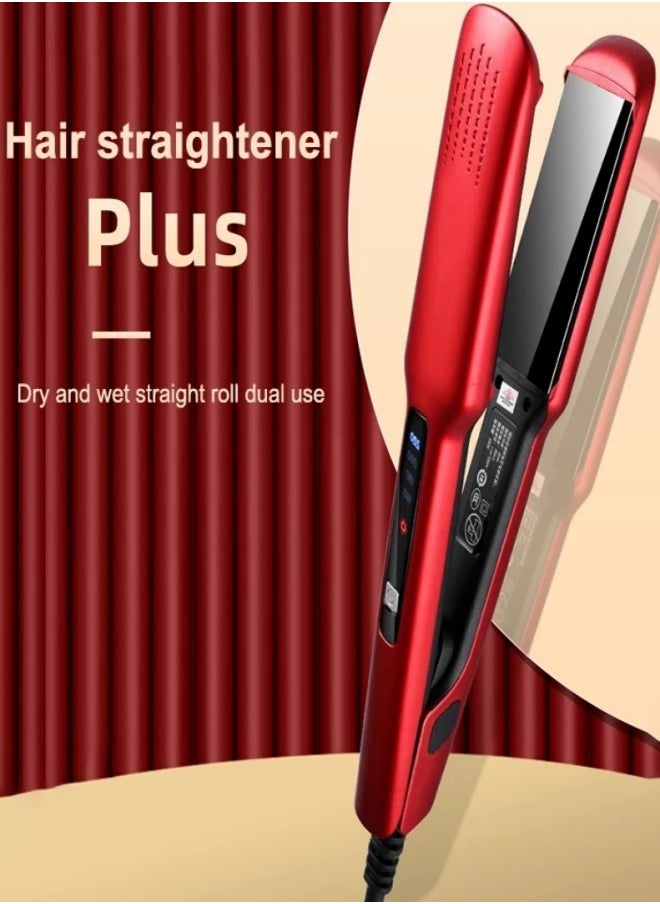 VarietyVoyageD - Ceramic Hair Straightener, 2 in 1 Hair Straighteners and Curlers with Ceramic Coating, 10 Second Heat up, Up to 220°C, Lasting Results for Curl/Straighten Hair - Image 1