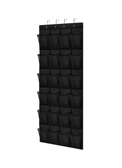 FASHION HOME 24 Large Pockets Over The Door Shoe Organizer Hanging Shoe Rack Behind Closet Holder Hanger  - Image 1