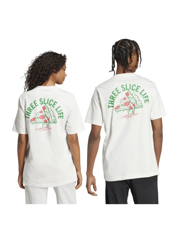 Adidas adidas M L PIZZA TEE White Training T-SHIRTS for Men - XS