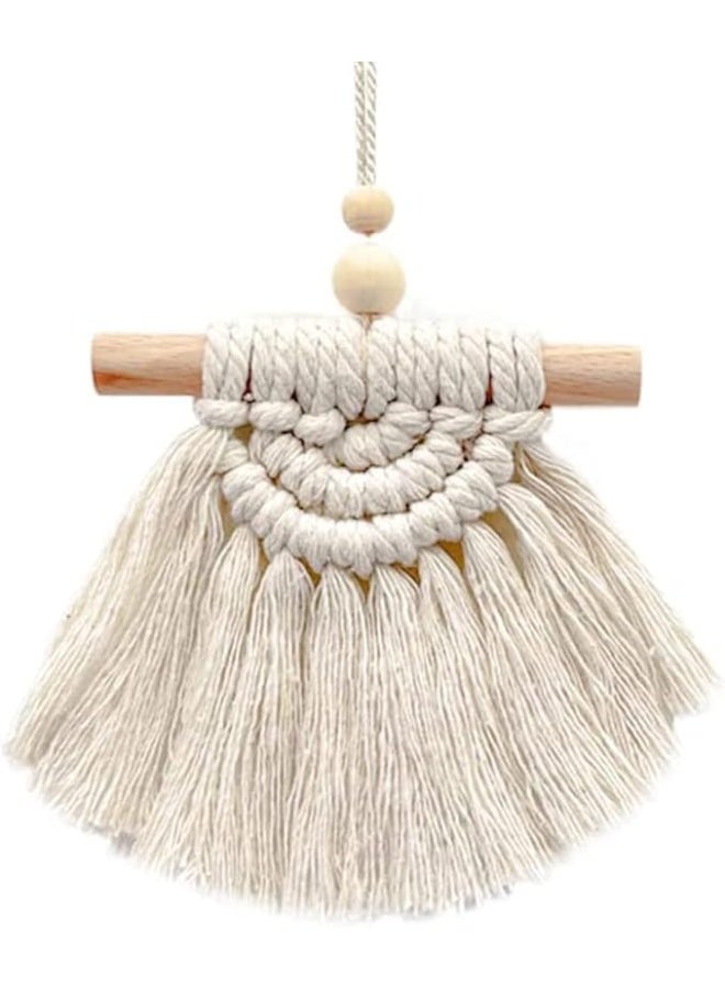 انتيكيانو ميدالية مكرمية – ديكور يدوي من القطن – المقاس ‎3.9×4.1‎ بوصة - Image 2