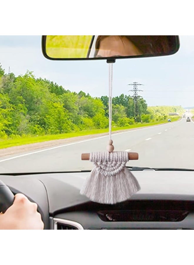 انتيكيانو ميدالية مكرمية – ديكور يدوي من القطن – المقاس ‎3.9×4.1‎ بوصة - Image 1