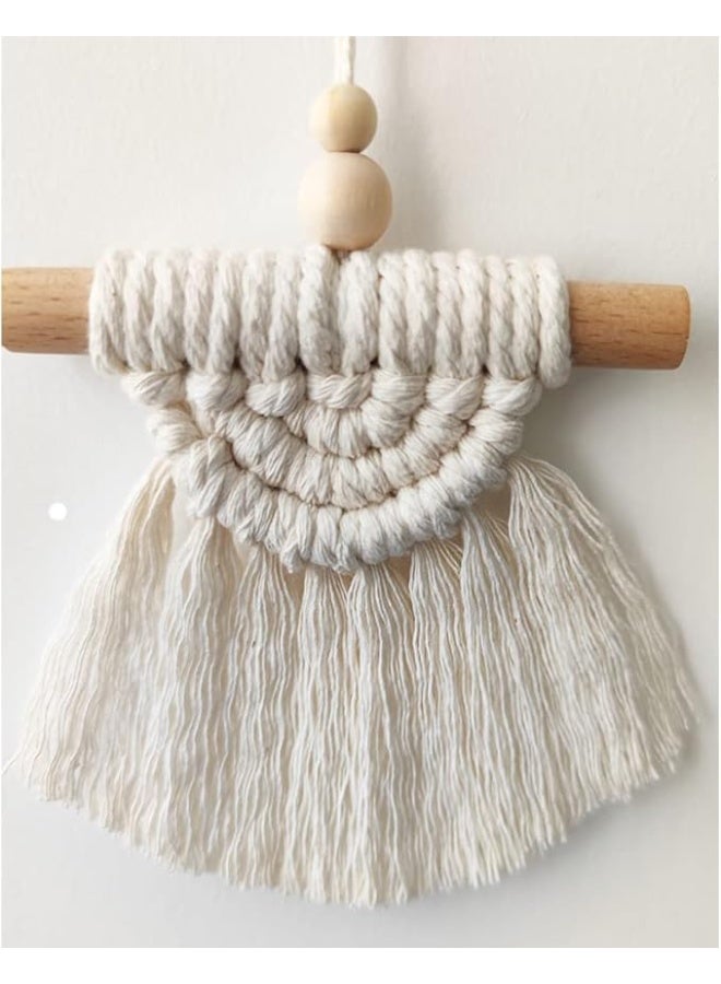 انتيكيانو ميدالية مكرمية – ديكور يدوي من القطن – المقاس ‎3.9×4.1‎ بوصة - Image 4