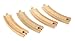 BRIO World 33342 Large Curved Wooden Tracks 4Piece Toy Train Set Extension Compatible with All BRIO Railway Toys Safety Tested and Approved Ideal for Kids Ages 3 and Up - Image 3