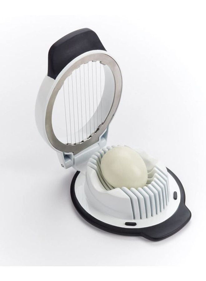 NIBEMINENT Egg Slicer Silver/Black 17.5x10.8x7.2cm  - Image 3