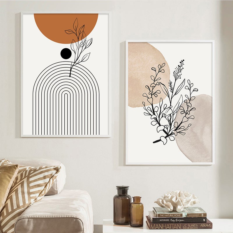 Modern Minimalist Living Room Decorative Painting Line Abstract Art Sofa Background Wall Hanging Painting High-End Atmospheric Combination Painting - Image 5