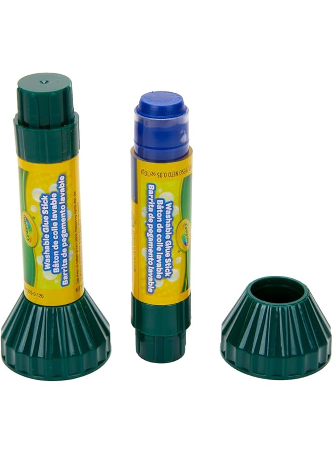 Crayola Glue Sticks Box Of 12 Craft Glue School Supplies Clear 0.29 Oz - Image 4