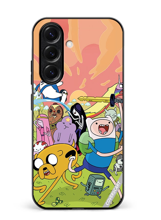 Protective Case Cover For Samsung Galaxy S25 Cartoon Mix Design Multicolour