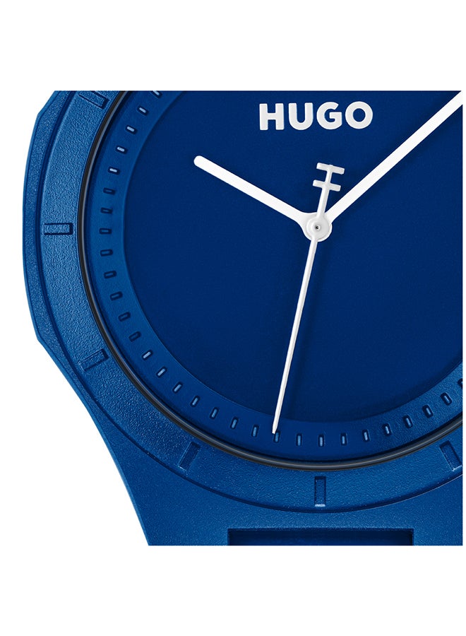 HUGO BOSS HUGO BOSS WATCH ROUND ANALOG MEN'S BLUE CASE WATCH - 1530414 - Image 4