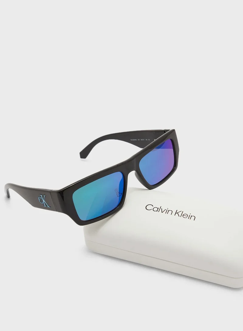Calvin Klein Jeans Rectangle Sunglasses