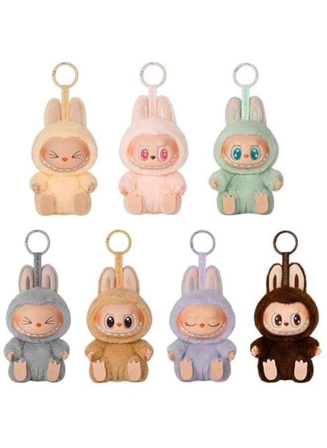 Generic - 𝐋𝐚𝐛𝐮𝐛𝐮 backpacks and key pendants Cute Labubu, Charming Plush Doll Pendant Hanging Keyring Card Gift - Image 1