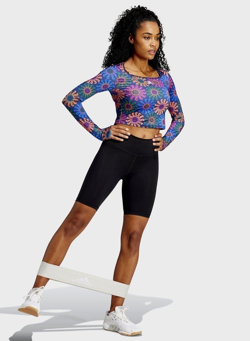 ADIDAS x FARM CROPPED LONGSLEEVE SWEATSHIRT - Image 5