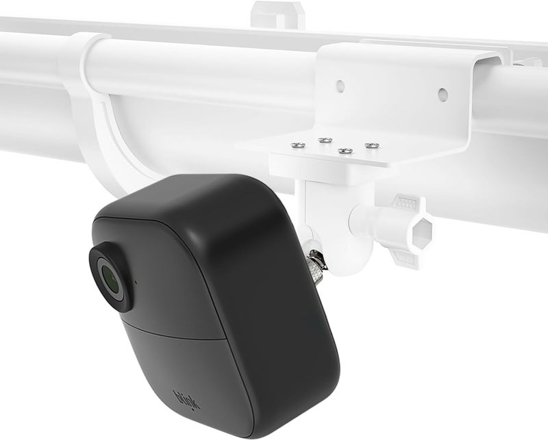 أوكيميو حامل المزراب لـ Blink Outdoor وBlink XT2 وBlink XT، قابل للتعديل ومقاوم للماء (أبيض، عبوة واحدة) - Image 1