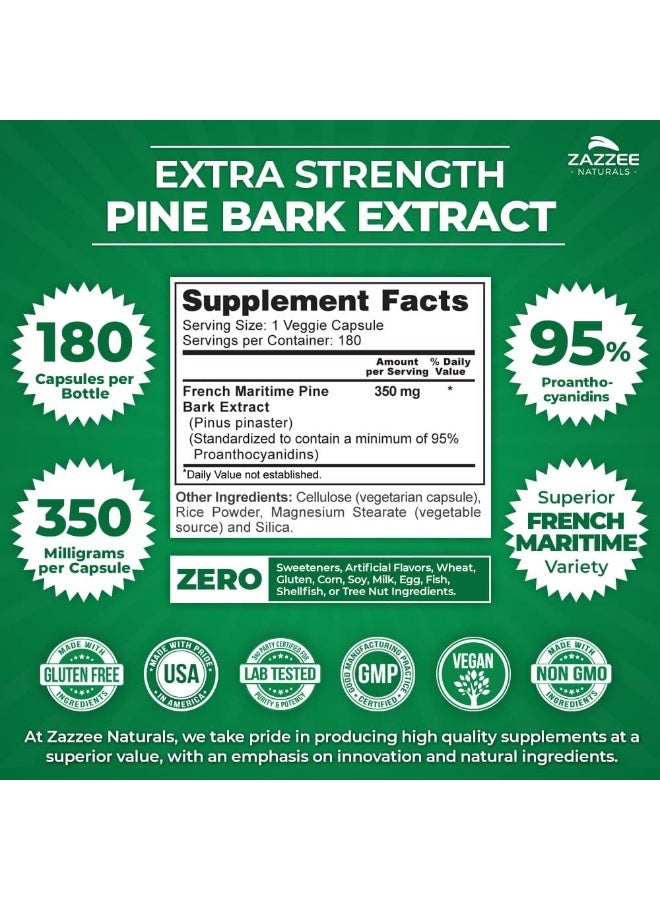 Zazzee Extra Strength French Maritime Pine Bark Extract - Image 2