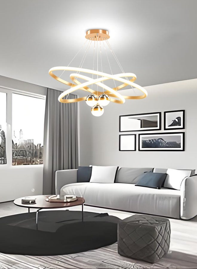 على الطراز الأوروبي غرفة المعيشة العائلية وغرفة الطعام مجموعة ضوء مصباح قلادة حديث وبسيط وأنيق وفاخر مصباح LED لغرفة النوم - Image 2