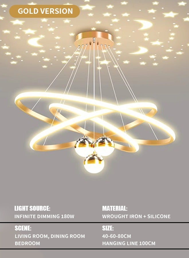 على الطراز الأوروبي غرفة المعيشة العائلية وغرفة الطعام مجموعة ضوء مصباح قلادة حديث وبسيط وأنيق وفاخر مصباح LED لغرفة النوم - Image 5