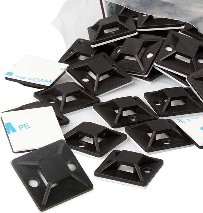 Self-adhesive self-adhesive suction cup, cable tie fixing seat plastic buckle positioning piece, adhesive wiring base - Image 2