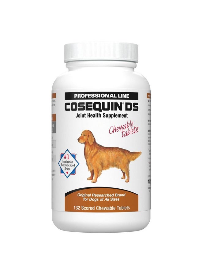 Nutramax Laboratories Nutramax Cosequin DS Joint Health Supplement for Dogs - With Glucosamine and Chondroitin, 132 Chewable Tablets  - Image 1