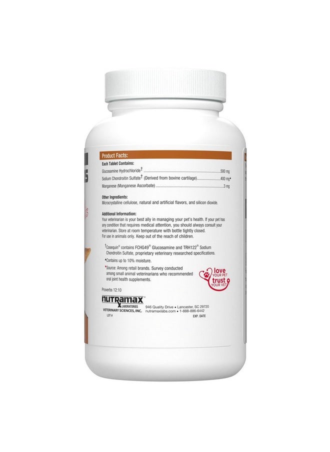 Nutramax Laboratories Nutramax Cosequin DS Joint Health Supplement for Dogs - With Glucosamine and Chondroitin, 132 Chewable Tablets  - Image 2