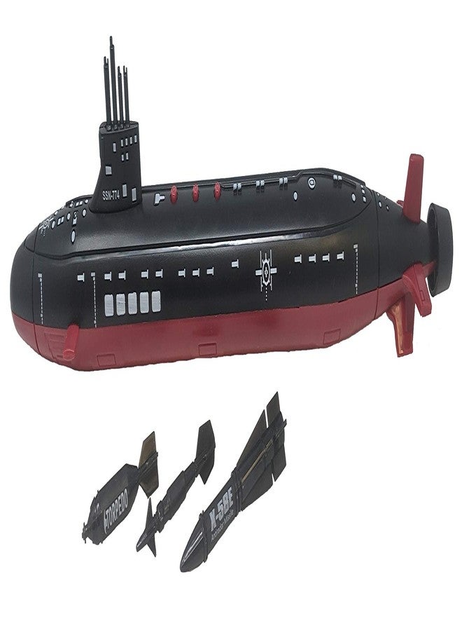 Toy Essentials 16.5 Inch Toy Black Submarine with Sound Effects and Torpedo - Image 4