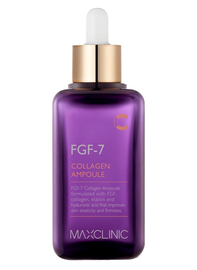 maxclinic Fgf7 Collagen Ampoule Firming Serum For Face W/ 3 Types Of Collagen Face Lifting Serum Ampoule Korean Skin Care Face Care Ampoule Collagen Serum (3.38 Fl. Oz)  - Image 1