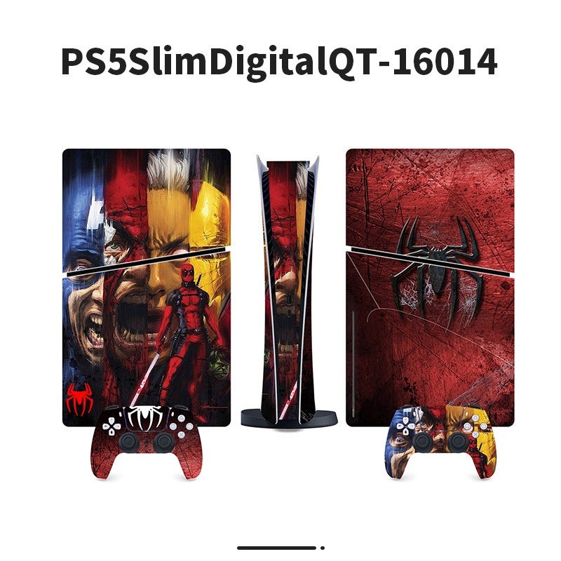 PS5 Game Console Sticker Digital Version Spider-Man Series European American Style Personalized Colorful Sticker