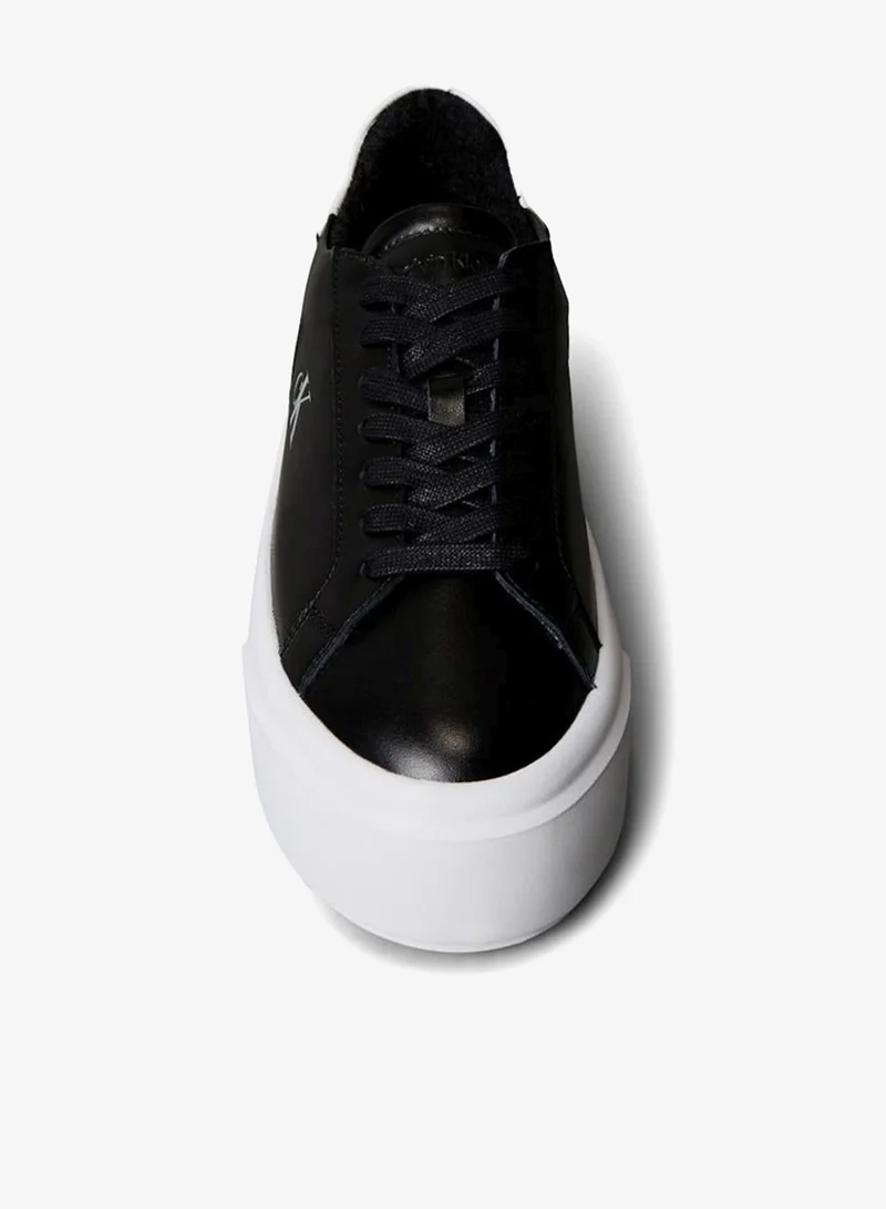 Calvin Klein Jeans Black/Bright White Casual Low Top Sneakers for Women | Best Price UAE