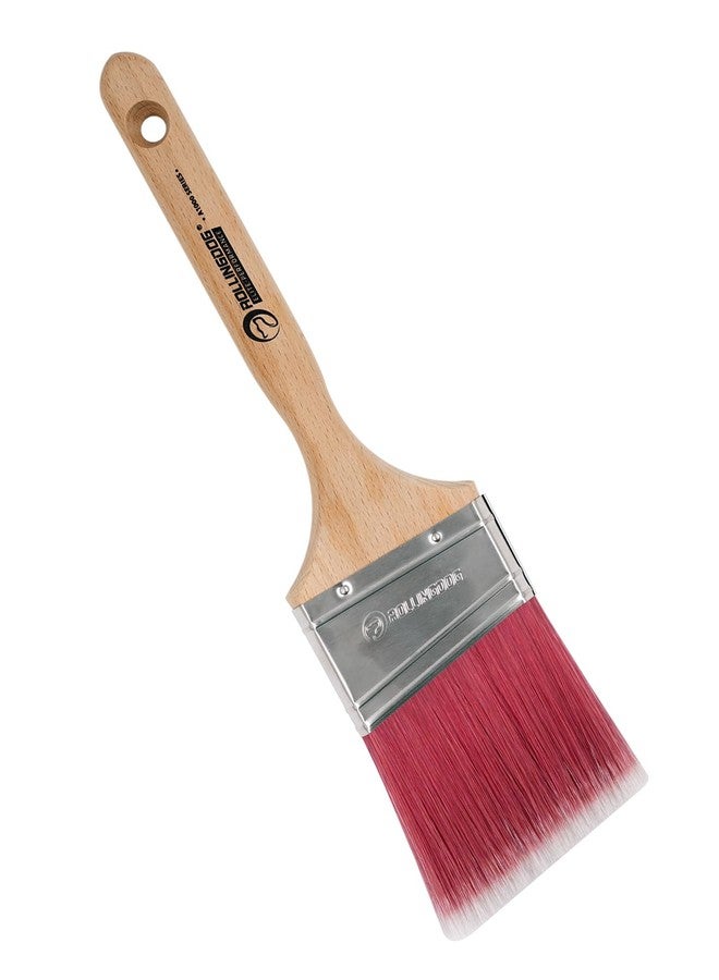 ROLLINGDOG 3" Angled Paint Brush - for All Paints Wall, Trim, Door, Edge and Detail Work - Image 1