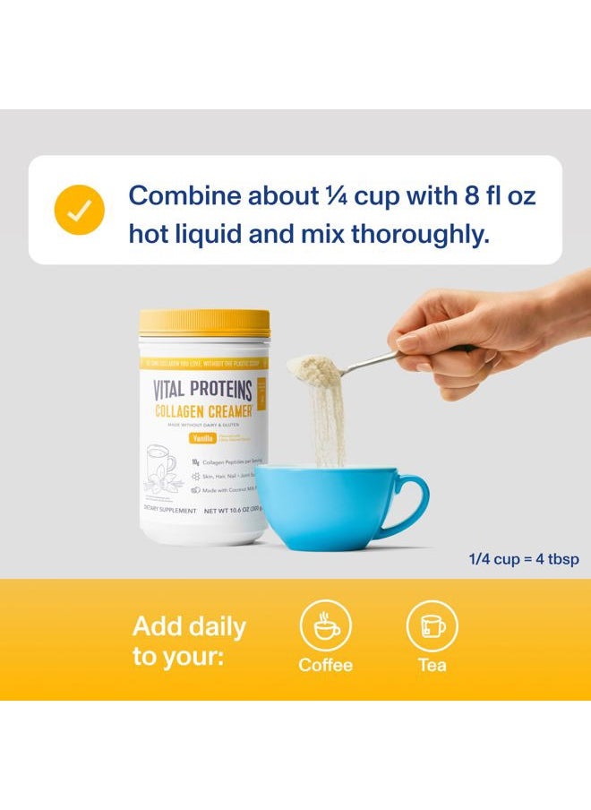 Vital Proteins Collagen Peptides Powder - Vanilla Coffee Creamer for Hair, Skin & Nails Support  - Image 3