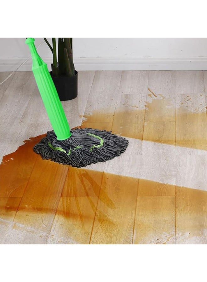 Spaceshoop 2-in-1 Twist mop Floor Cleaning | 360° Rotatable Adjustable Microfiber Mop for Hardwood, Tile, Laminate, and Outdoor Cleaning | -Easy Cleaning Tool  - Image 5