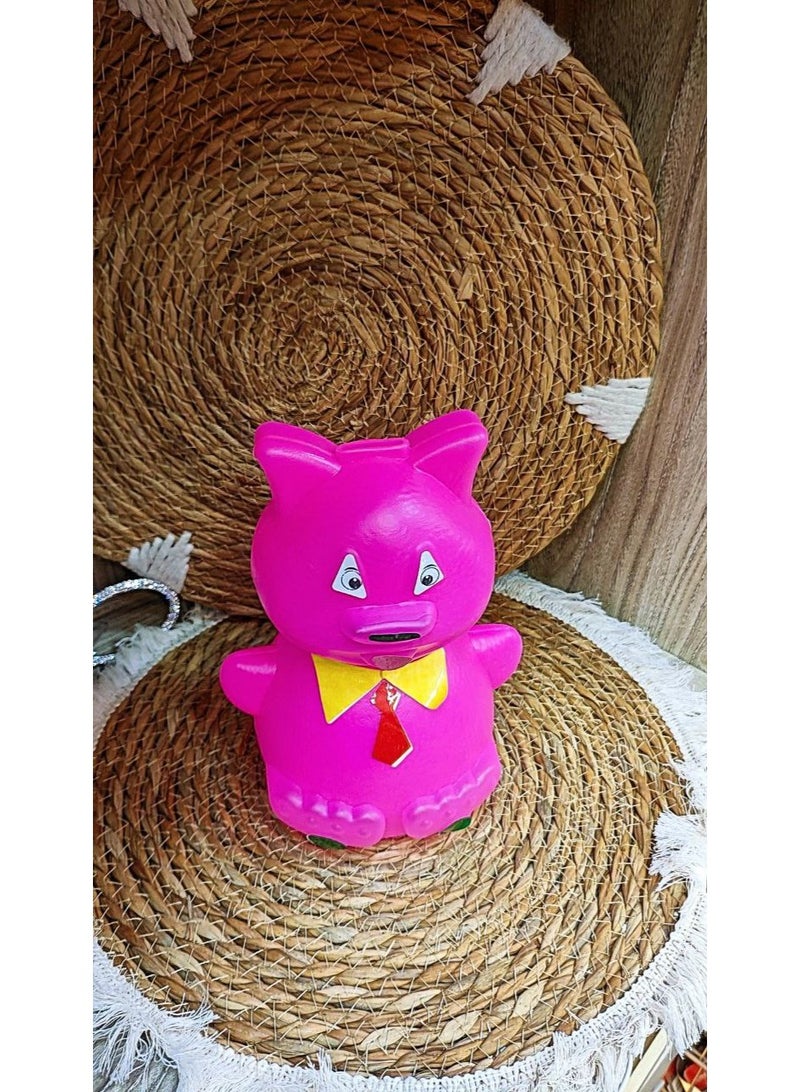 Jumbo size (large) plastic piggy bank in the shape of a cat, a children's money piggy bank toy (heavy Egyptian plastic material) - Image 2
