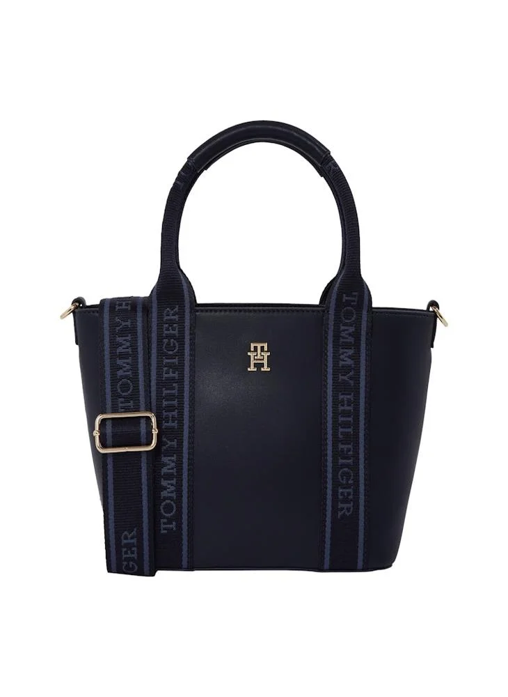 TOMMY HILFIGER Logo Detail Zip Over Tote