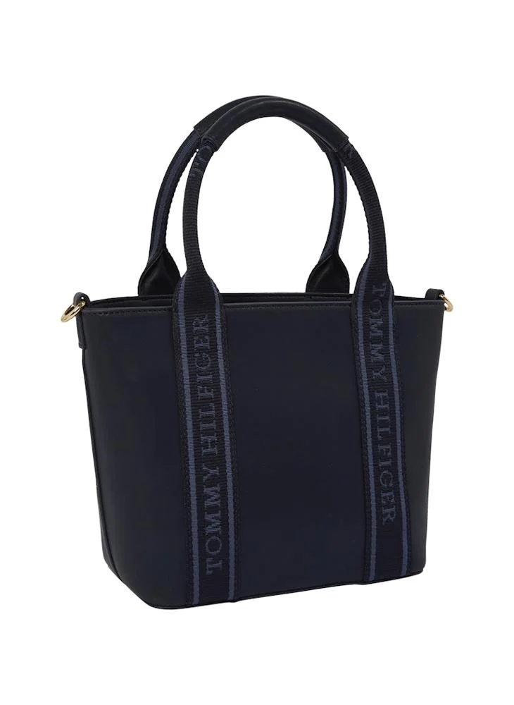 TOMMY HILFIGER Logo Detail Zip Over Tote