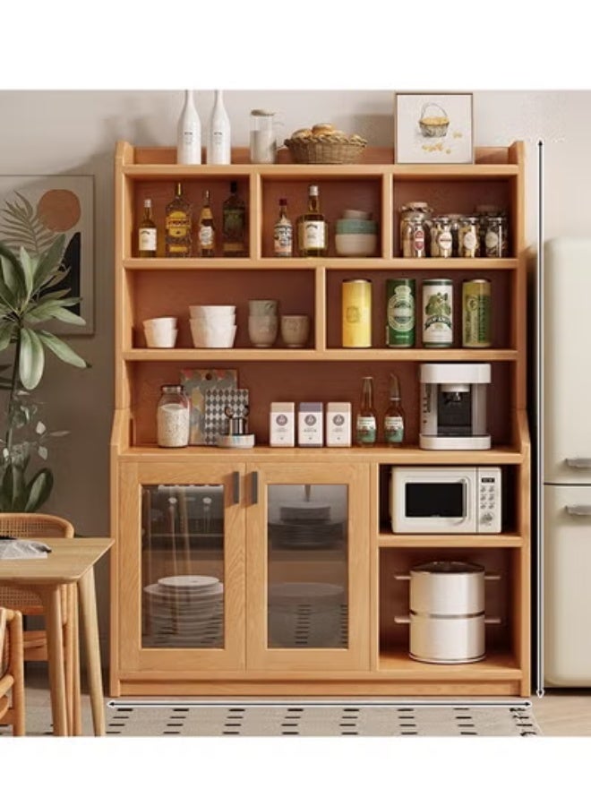 زي سي إم - هابي خزانة تخزين داخل غرفة المعيشة خشب لون بني 120*30*180 سم - Image 1