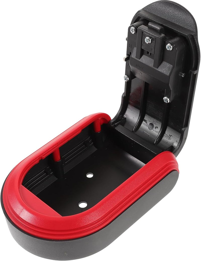 صندوق قفل بالمفتاح الأحمر قابل للتركيب على الحائط مع شفرة قابلة لإعادة الضبط سهلة التركيب مقاس 12.5 × 9 × 4 سم - Image 1