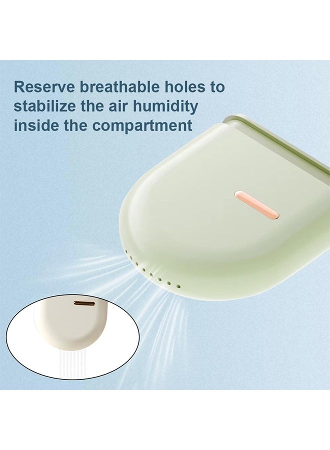 Portable Retainer Case with Vent Holes, Pull-out Slim Aligner Case, Compatible with Fashion Mouth Guard Case, Orthodontic Retainer Case (Without Tool) - Image 5