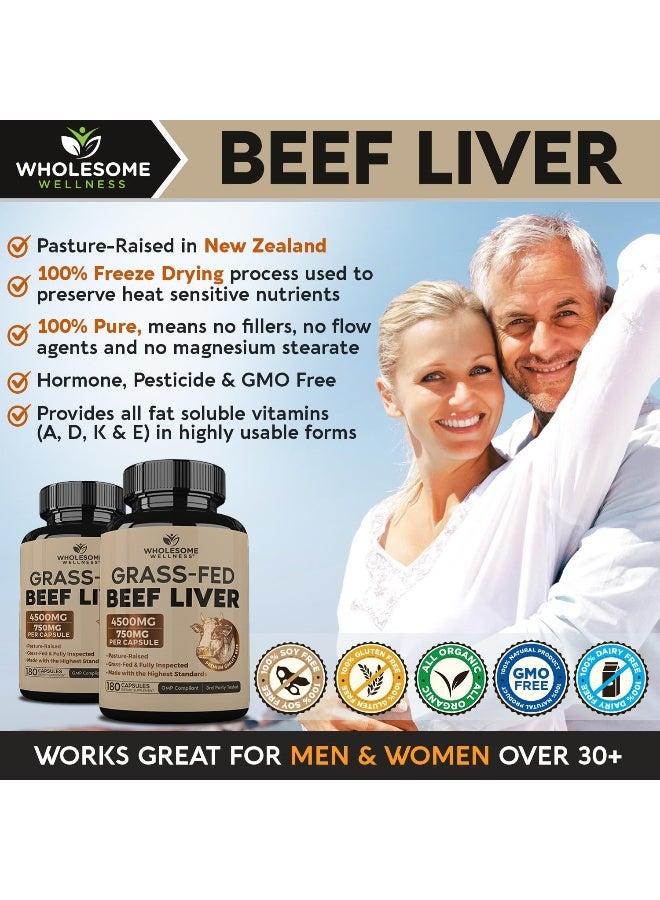 Wholesome Wellness Grass-Fed Beef Liver Capsules - Image 5