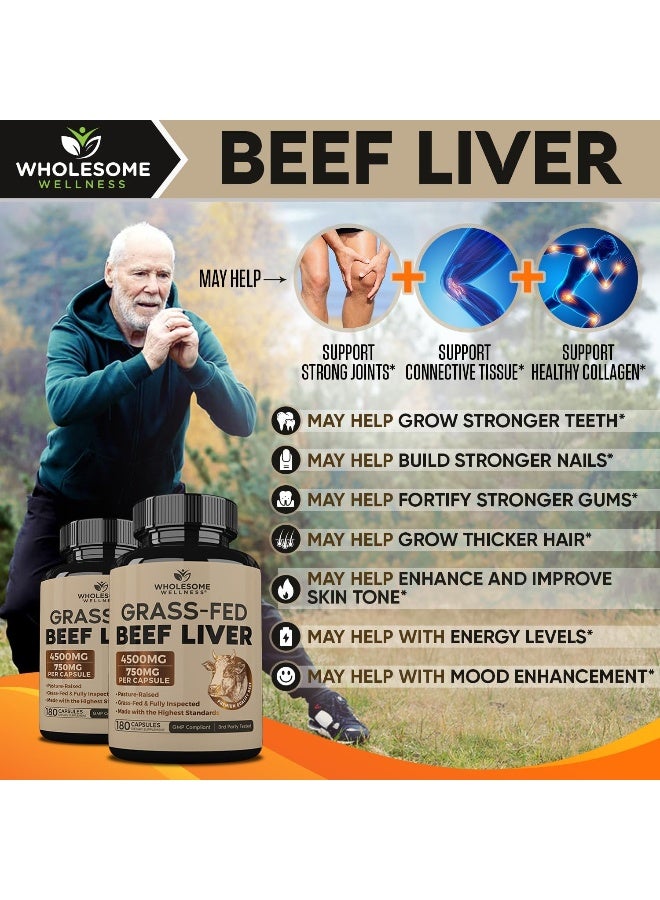 Wholesome Wellness Grass-Fed Beef Liver Capsules - Image 4