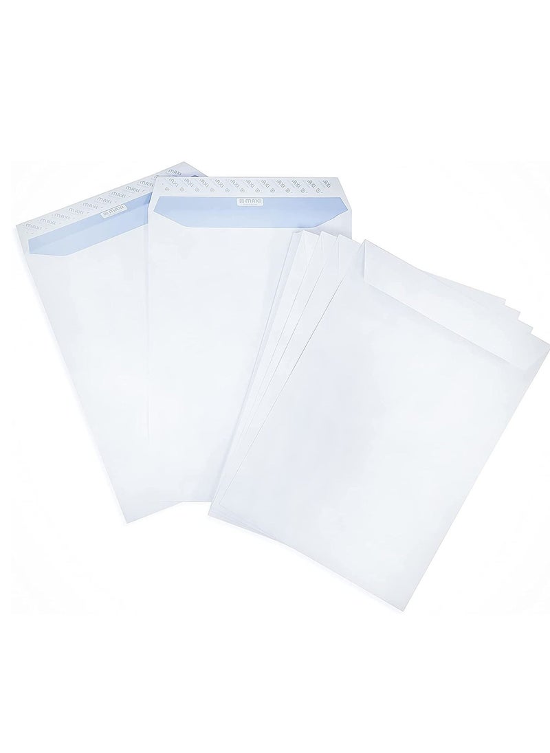 Maxi - 50-Piece A5 Size White Envelopes - Image 1