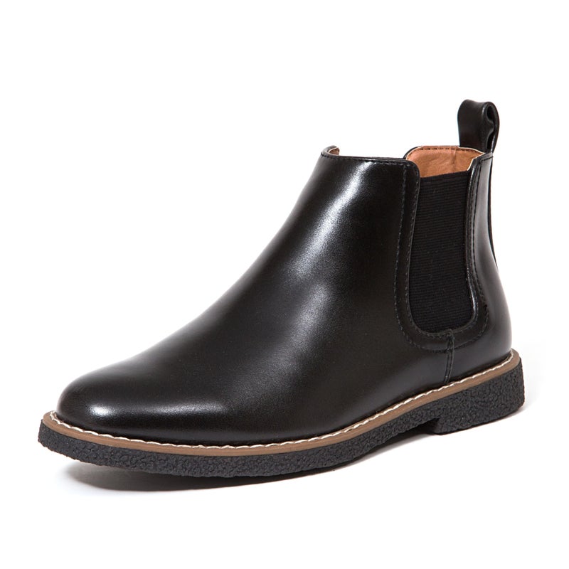 Deer Stags Boys Zane Chelsea Boot Black 3 Little Kid
