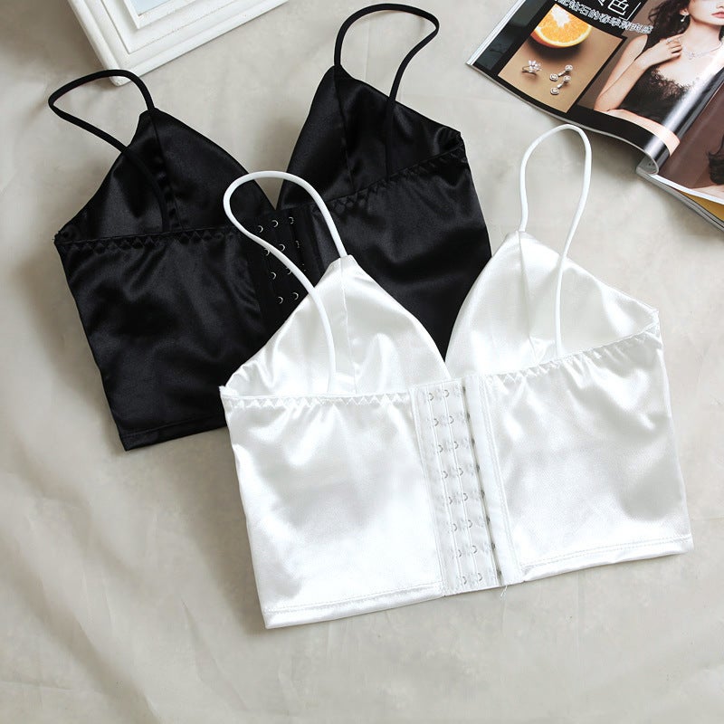 Women's Satin Backless Strapless Bra Top - Image 3