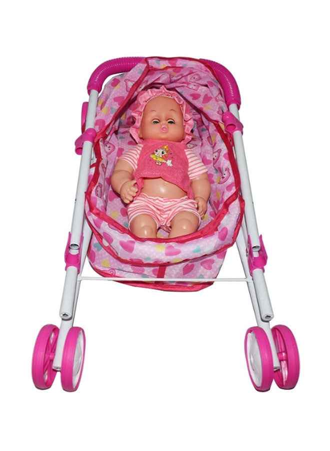 Rainbow Foldable Stroller Toy - Image 4