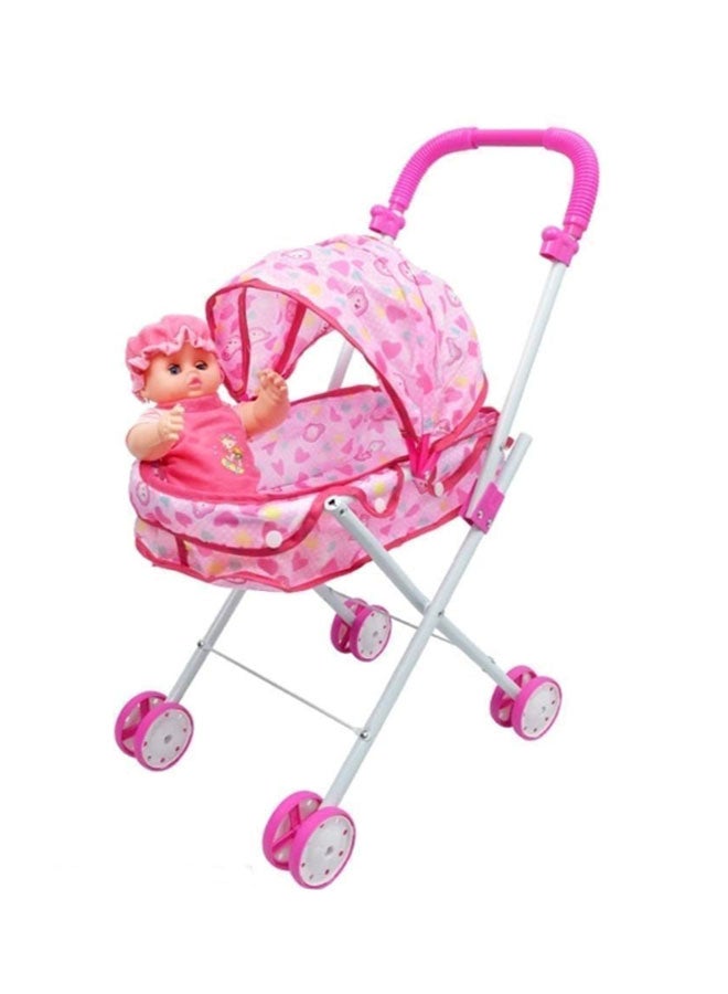 Rainbow Foldable Stroller Toy - Image 2