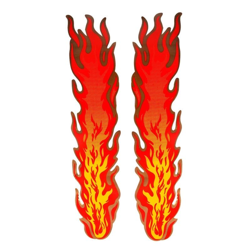 ZYHW Flames Decal Reflective Sticker for Motorcycle Cars Trucks Laptops Etc Size 135 X 31inch - Image 3