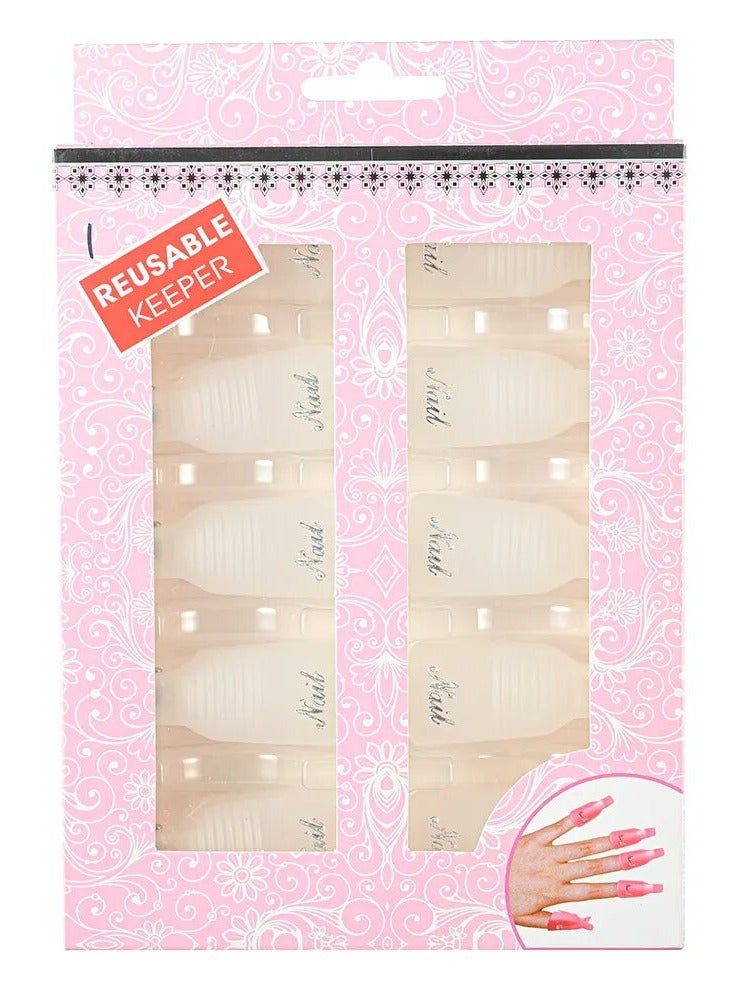 Generic 10pcs Plastic UV Gel Nail Polish Remover Gelish Clip Cap - Image 1