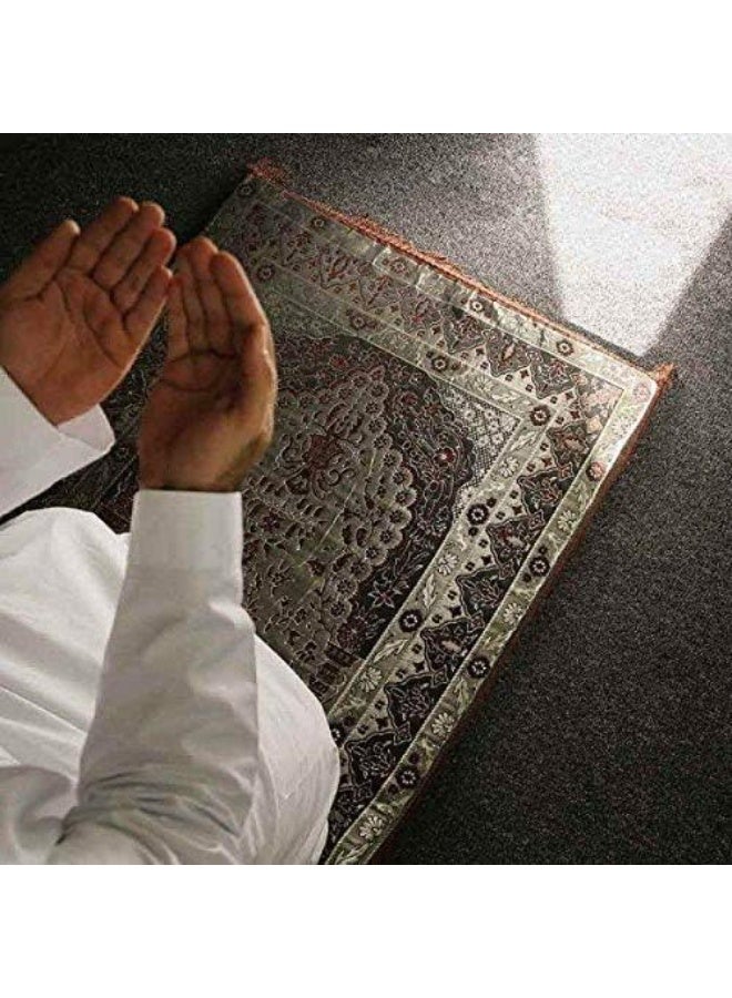 سندس سجادة صلاة سندس مريحة بطبقة من إسفنج الذاكرة - أخضر - Image 4