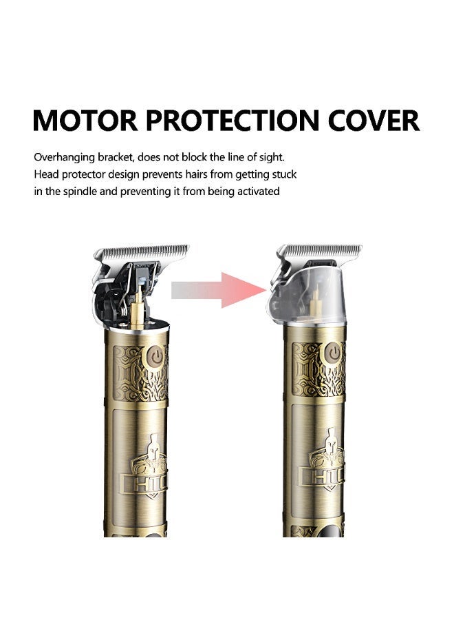 HTC AT-180 T9 Baldheaded Hair Clipper Electric Hair Trimmer Cordless 0mm Men Barber Hair Cutting Machine - Image 5