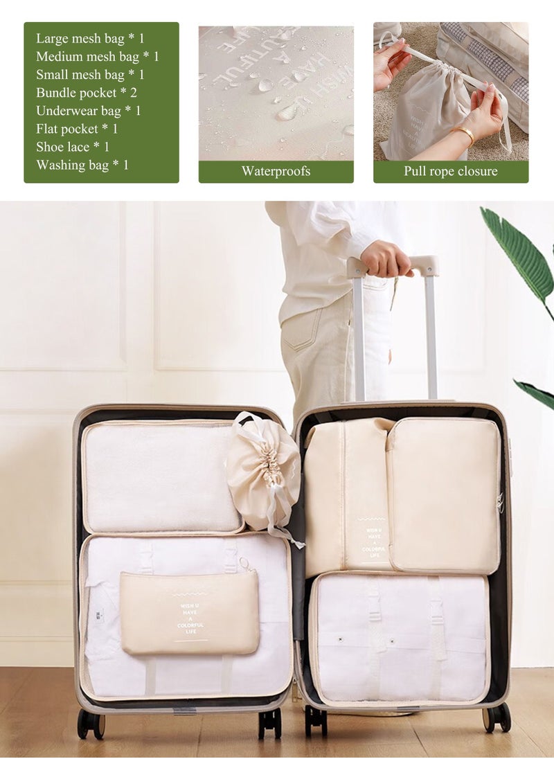 HomarKet - 9pcs Travel Luggage Organizer Packing Cubes Set Waterproof Travel Packing Cubes Set Clothes Shoes Storage Travel Organizer Bags for Travel Accessories - Image 1