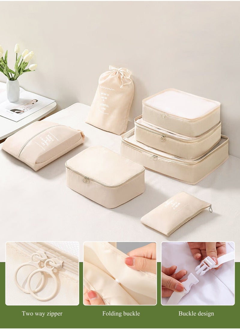 HomarKet - 9pcs Travel Luggage Organizer Packing Cubes Set Waterproof Travel Packing Cubes Set Clothes Shoes Storage Travel Organizer Bags for Travel Accessories - Image 1