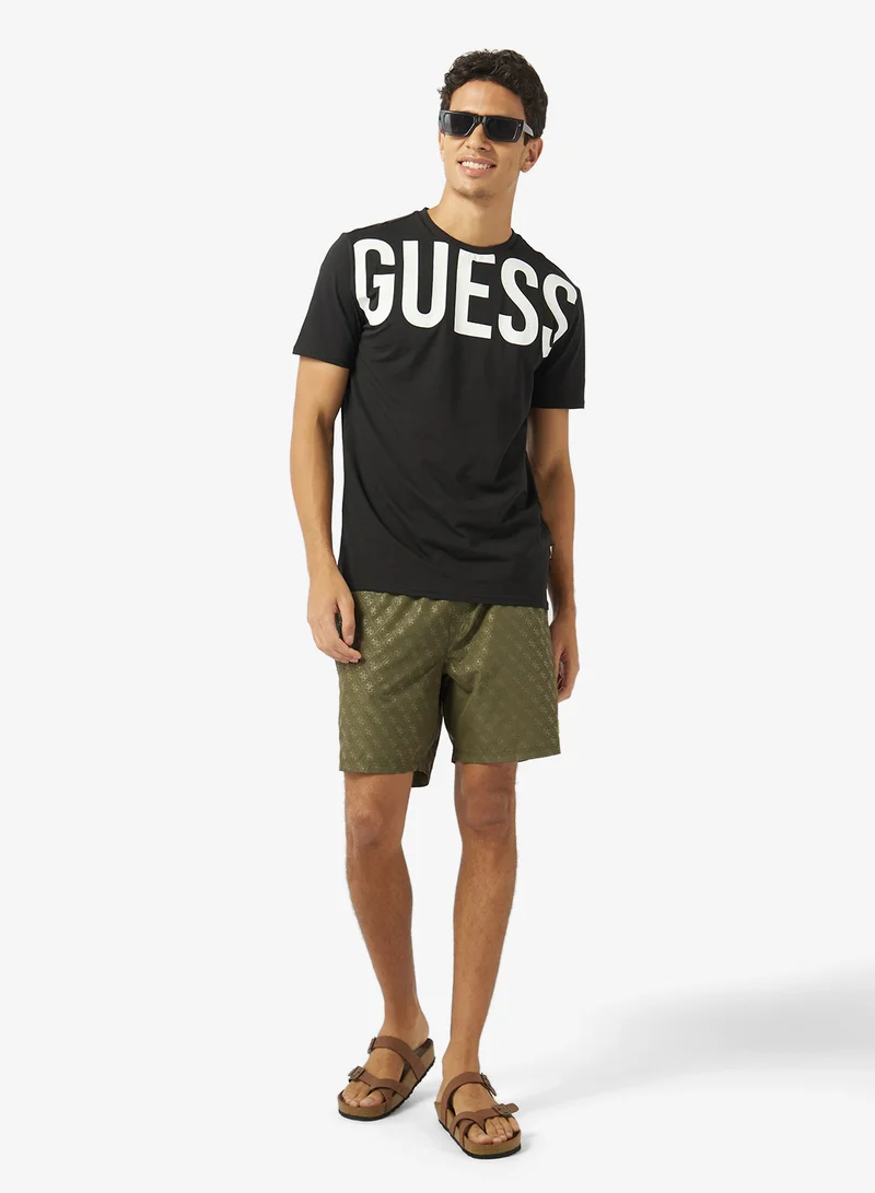 GUESS  Casual Woven Swim Shorts for Men | Best Price UAE