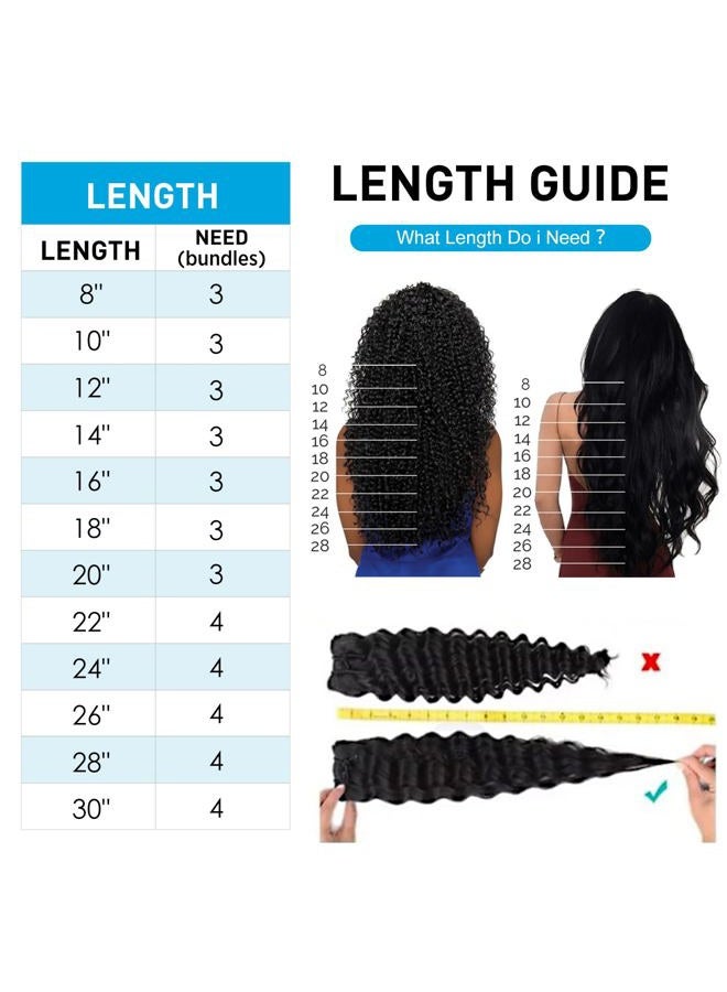EMOL Curly Bundles Human Hair Kinky Curly Human Hair Bundles for Black Women 8 10 12 inch Afro Kinkycurly Bundles Human Hair Weave 3 Bundles Kinky Hair Wefts - Image 5